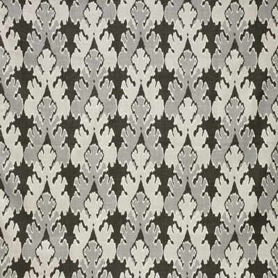 Groundworks BENGAL BAZAAR.GRAPHITE.0 Bengal Bazaar Multipurpose Fabric in Graphite/Black/Grey/White